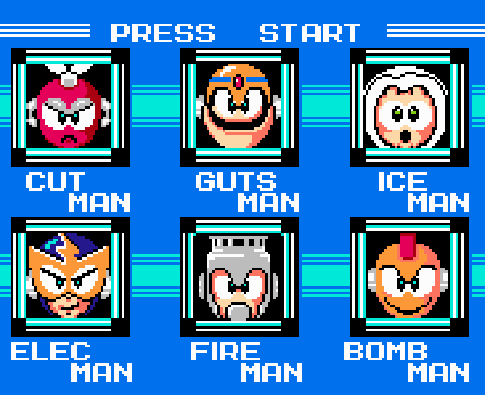 Mega Man Stage Select